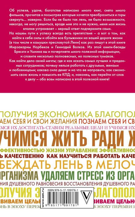 Фотография книги "Норбеков, Волков: Успех на вашу голову и как его избежать"