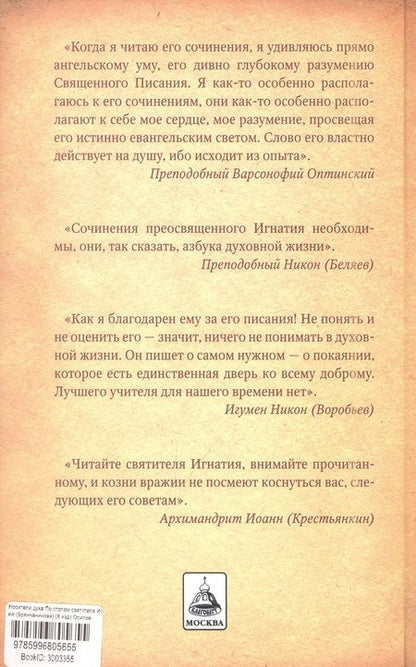 Фотография книги "Носители духа. По стопам святителя Игнатия (Брянчанинова)"