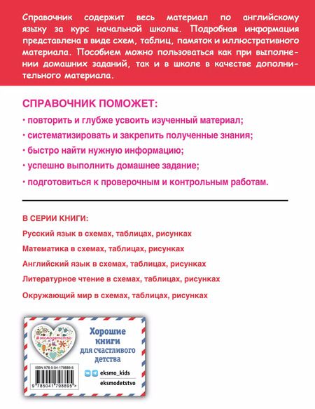 Фотография книги "О. Куликова: Английский язык в схемах, таблицах, рисунках"