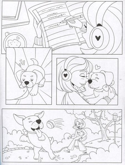 Фотография книги "О. Ужова: Кукольная жизнь. Комиксы-раскраска"