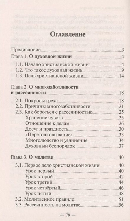 Фотография книги "О духовной жизни, многозаботливости и молитве"