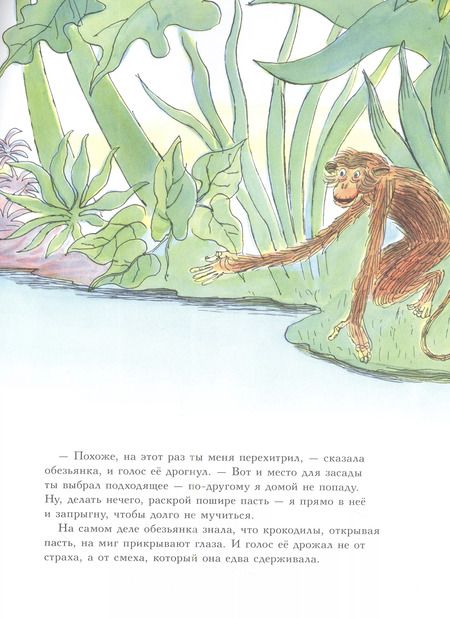 Фотография книги "Обезьянка и крокодил"