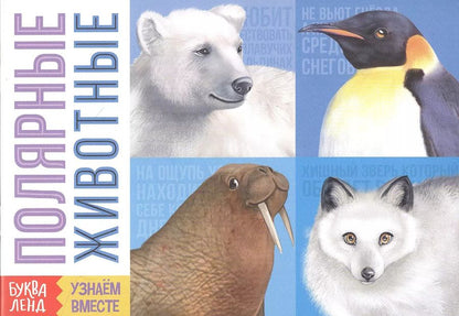 Обложка книги "Обучающая книга «Полярные животные»"