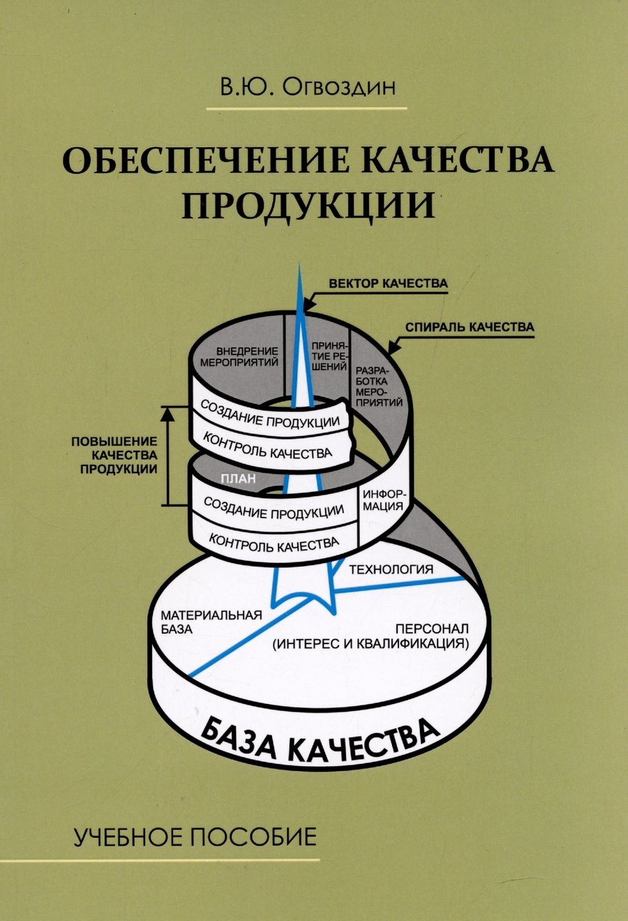 Обложка книги "Огвоздин: Обеспечение качества продукции. Учебное пособие для вузов  и предприятий"