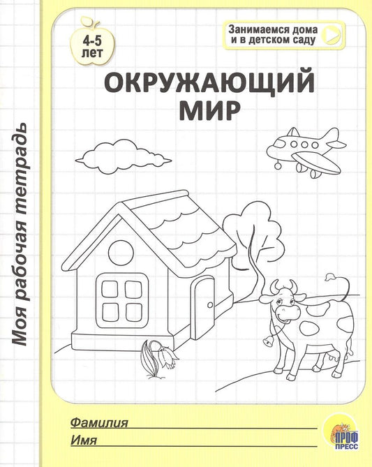 Обложка книги "Окружающий мир. 4-5 лет"