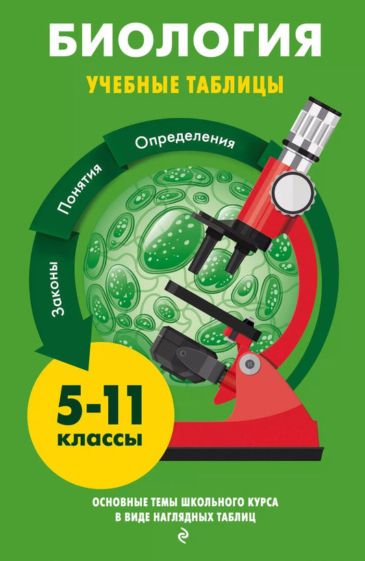 Обложка книги "Оксана Мазур: Биология. Учебные таблицы. 5-11 классы"