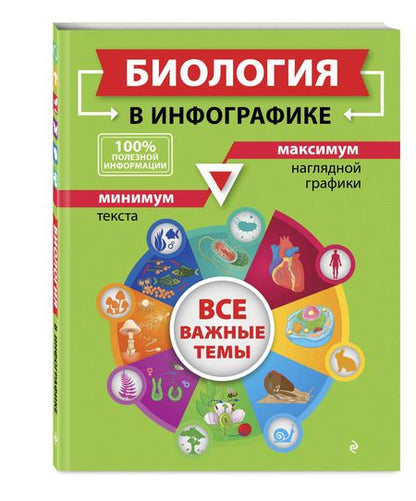 Фотография книги "Оксана Мазур: Биология в инфографике"