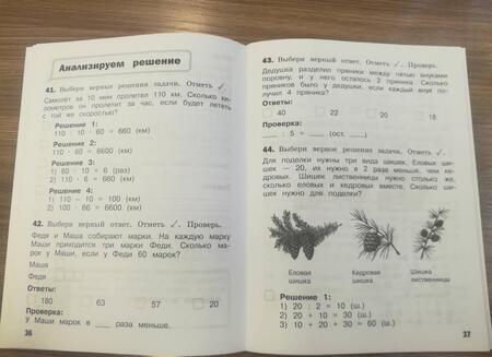 Фотография книги "Оксана Рыдзе: Математика. 3 класс. 100 задач с ответами и решениями. Учебное пособие. ФГОС"