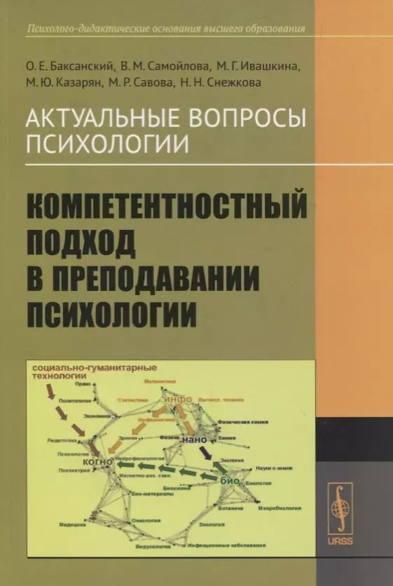 Обложка книги "Олег Евгеньевич: Актуальные вопросы психологии. Компетентностный подход в преподавании психологии"