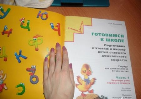 Фотография книги "Ольга Бадулина: Готовимся к школе. Подготовка к чтению и письму детей старшего дошкольного возраста. ФГОС"