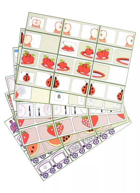 Фотография книги "Ольга Давыдова: Нейроматематическое домино: Состав числа. Счет в пределах 10. Профилактика и коррекция трудностей..."