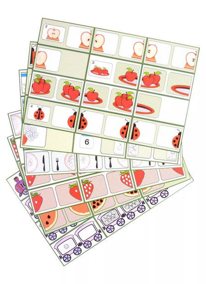 Фотография книги "Ольга Давыдова: Нейроматематическое домино: Состав числа. Счет в пределах 10. Профилактика и коррекция трудностей..."