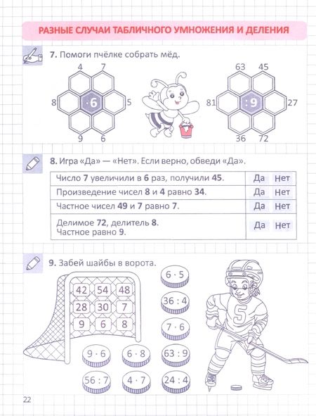 Фотография книги "Ольга Федоскина: Устный счёт. Тренажёр. Табличное деление. 2-4 классы"