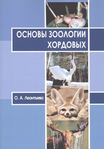 Обложка книги "Ольга Леонтьева: Основы зоологии хордовых. Учебное пособие"