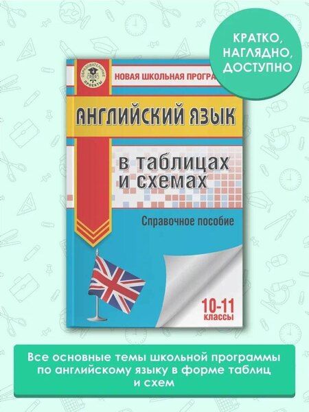 Фотография книги "Ольга Терентьева: ЕГЭ. Английский язык в таблицах и схемах. 10-11 классы"