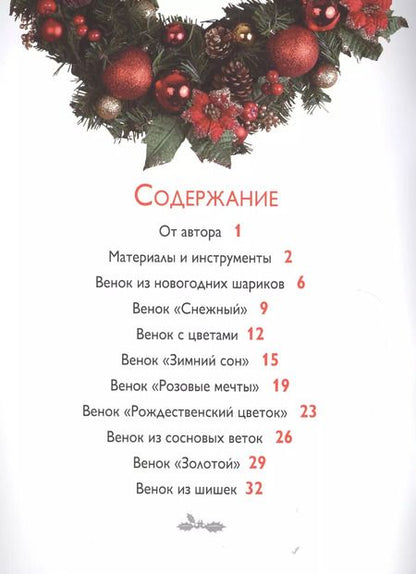 Фотография книги "Ольга Захарова: Новогодние украшения: Интерьерные венки"