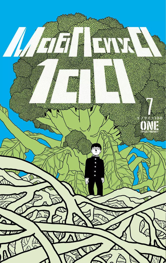 Обложка книги "One: Моб Психо 100. Книга 7 (Том 13, 14) (Mob Psycho 100).Манга"