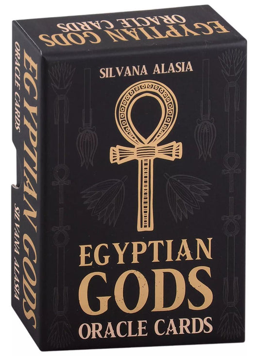 Обложка книги "Сильвана Аласия: Egyptian Gods Oracle Cards / Оракул Боги Египта (36 карт + книга)"