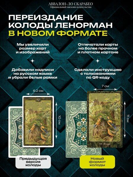 Фотография книги "Оракул ЛЕНОРМАН (36 карт)"