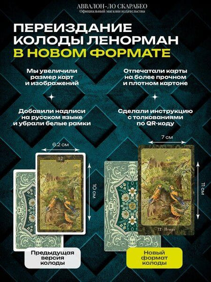 Фотография книги "Оракул ЛЕНОРМАН (36 карт)"