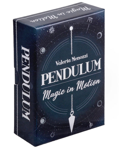 Обложка книги "Pendulum - Magic in Motion / Оракул Маятник - Магия в движении (маятник + двусторонняя приборная панель + книга)"