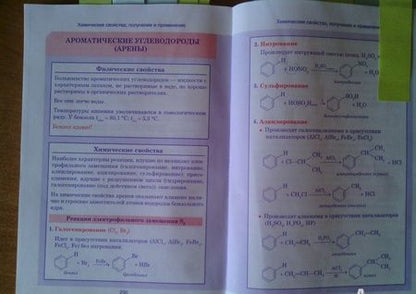 Фотография книги "Органическая химия. Весь школьный курс в таблицах"