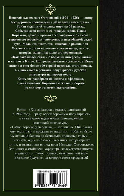 Фотография книги "Островский: Как закалялась сталь"