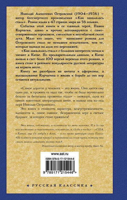 Фотография книги "Островский: Как закалялась сталь"