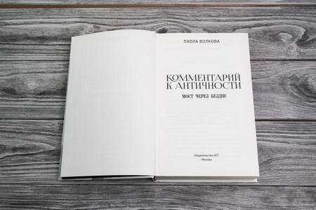 Фотография книги "Паола Волкова: Мост через Бездну. Комментарий к античности"