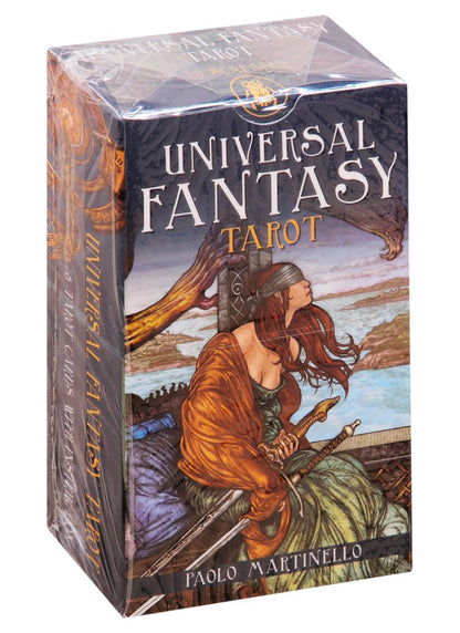 Обложка книги "Паоло Мартинелло: Universal Fantasy Tarot Таро Царство Фэнтези (карты+инструкция на рус. яз.) (коробка) Martinello"