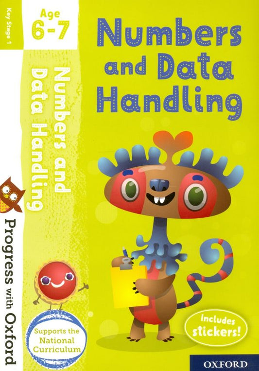 Обложка книги "Paul Hodge: Numbers and Data Handling with Stickers. Age 6-7"