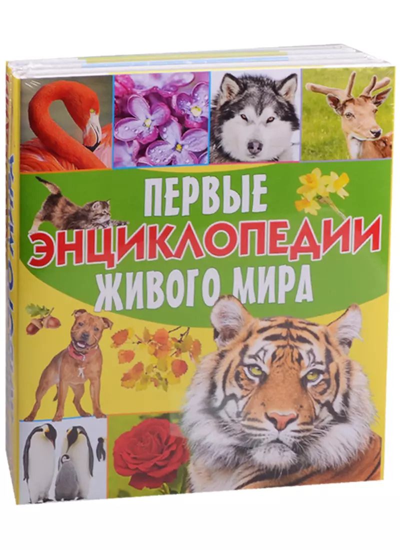 Обложка книги "Первые энциклопедии живого мира"