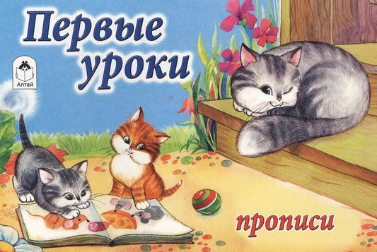 Обложка книги "Первые уроки. Прописи"
