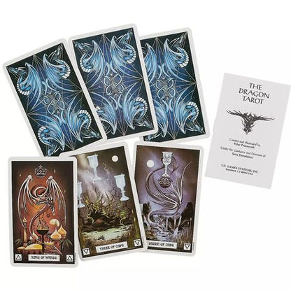 Фотография книги "Peter Pracownik: Таро Аввалон, Dragon Tarot Таро Дракона (карты+инструкция на англ. яз.) (коробка) (ПИ)"