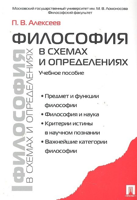 Фотография книги "Петр Алексеев: Философия в схемах и определениях: учеб. пособие"