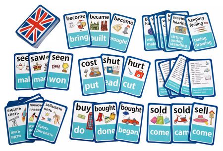 Фотография книги "Петр Степичев: Английские неправильные глаголы. Plau and say. Level Easy"