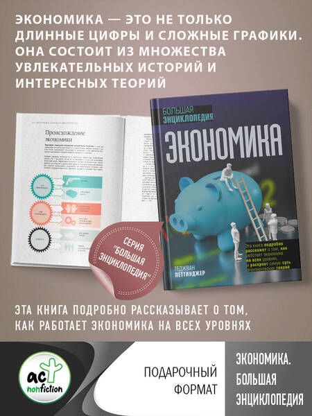 Фотография книги "Петтинджер: Экономика. Большая энциклопедия"