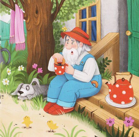 Фотография книги "Петушок и бобовое зёрнышко"