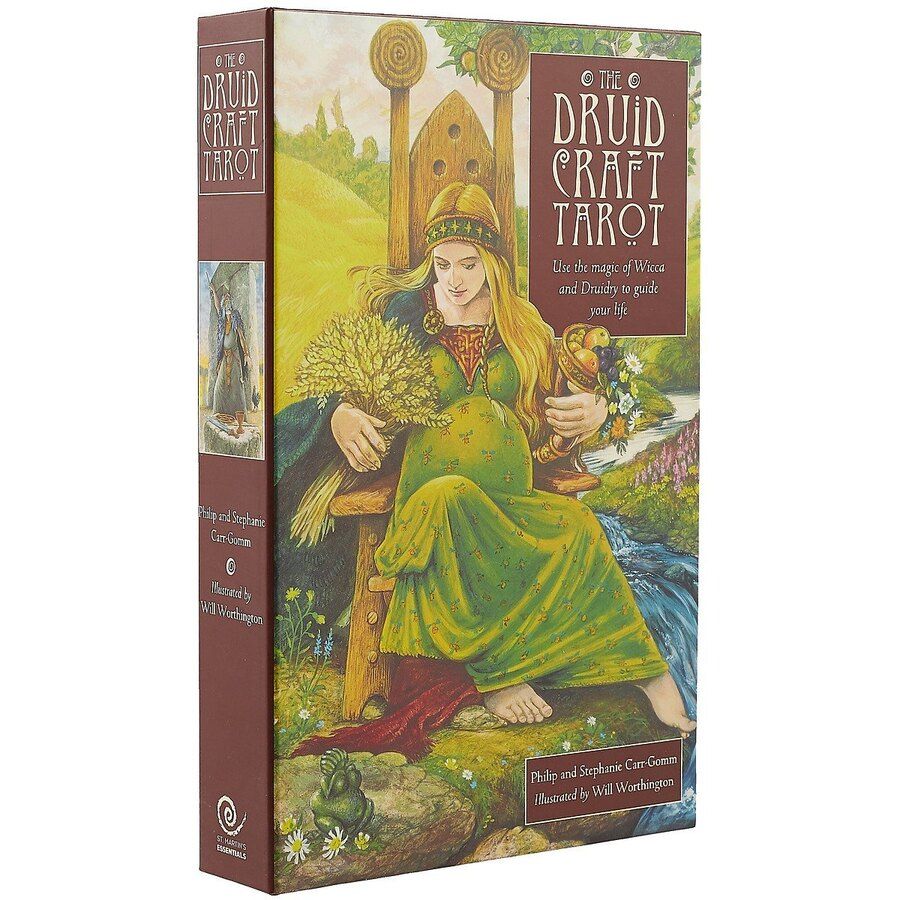 Обложка книги "Philip Carr-Gomm: The Druid craft tarot"