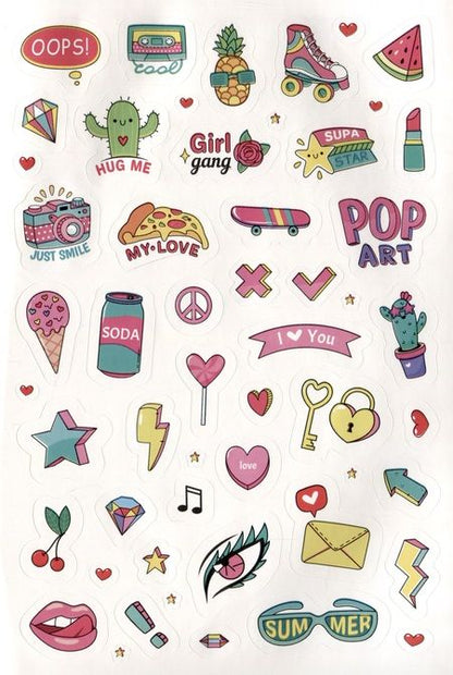 Фотография книги "Pink Power Stickers. Более 555 наклеек для сильных духом девчонок!"