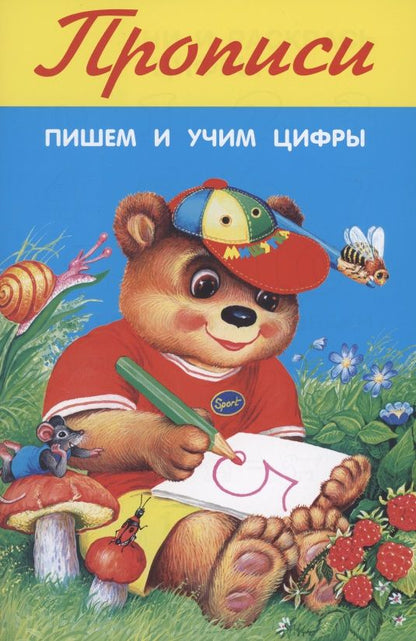 Обложка книги "Пишем и учим цифры"