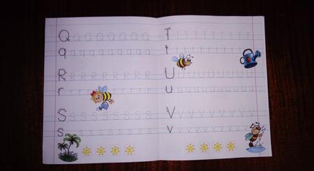 Фотография книги "Пишем по-английски. Печатные буквы. 5-6 лет"