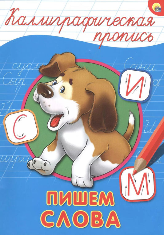 Обложка книги "Пишем слова"