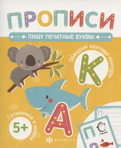 Обложка книги "Пишу печатные буквы"