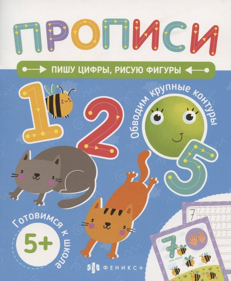Обложка книги "Пишу цифры, рисую фигуры"