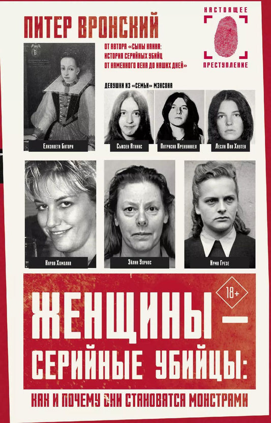 Обложка книги "Питер Вронский: Женщины - серийные убийцы: как и почему они становятся монстрами"