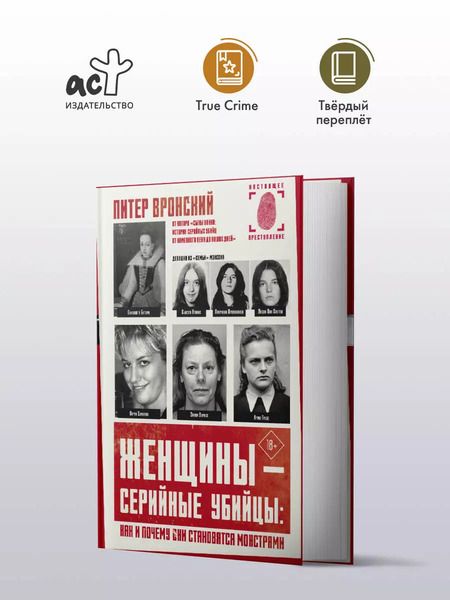 Фотография книги "Питер Вронский: Женщины - серийные убийцы: как и почему они становятся монстрами"