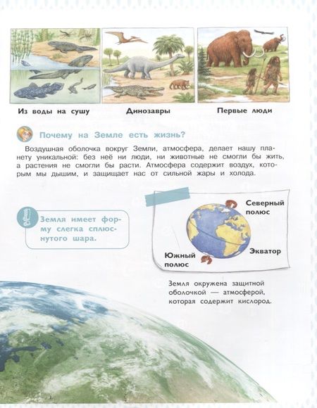 Фотография книги "Планета Земля. Энциклопедия для дошкольников с веселым енотом"