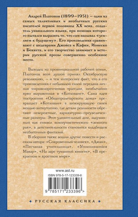 Фотография книги "Платонов: Котлован. В прекрасном и яростном мире"