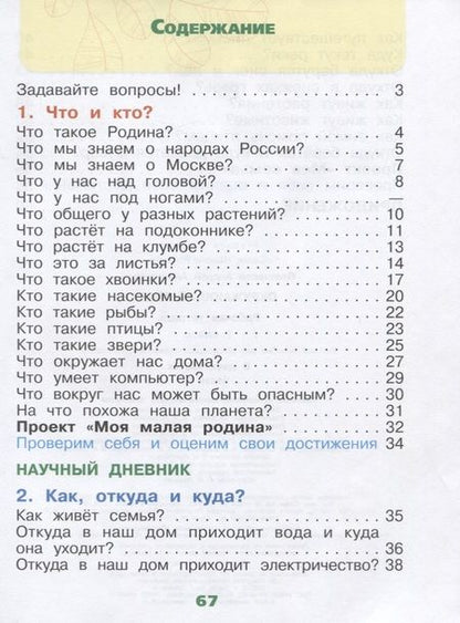 Фотография книги "Плешаков: Окружающий мир. 1 класс. Рабочая тетрадь. В 2-х частях. ФГОС"